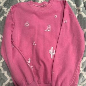 Pacsun cowboy crewneck